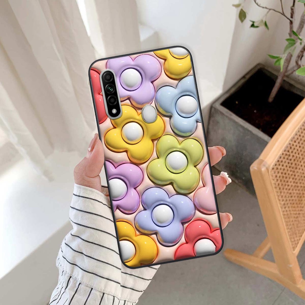 Ốp lưng Oppo A31 in hình trái tim gấu hoa vịt thỏ siêu đáng yêu, ốp rẻ đẹp