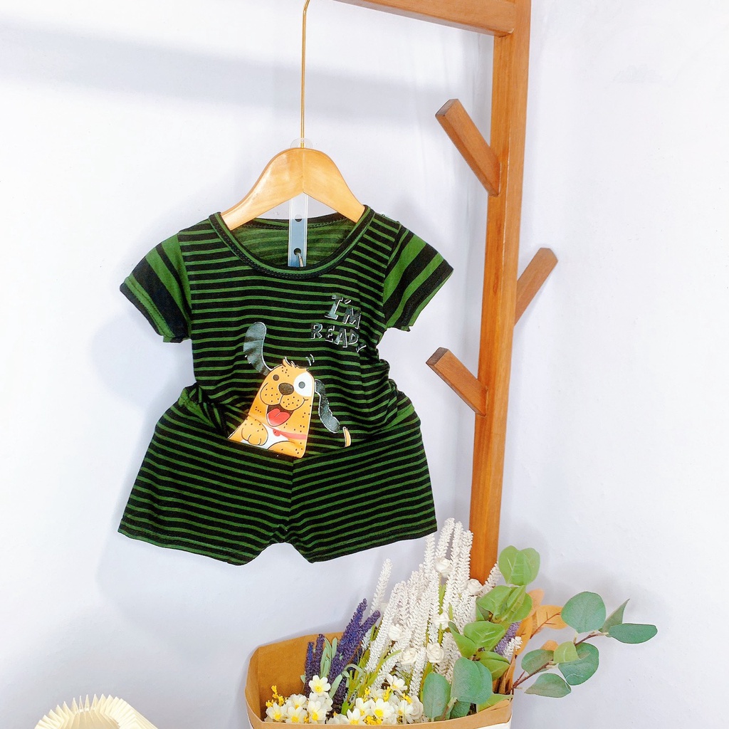 Đồ Bộ Bé Trai Bé Gái Size 8kg-18kg Chất Cotton Co Giãn 4 Chiều Mềm Mát.1506