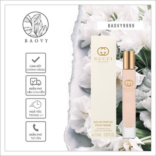 ✨nước hoa nữ gucci guilty pour femme edp 7.4ml chai lăn
