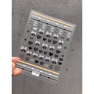 Sticker nail 3D trang trí móng tay