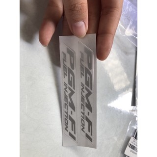 Cặp PGM -FI Bạc Decal In