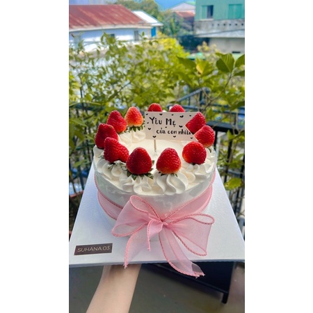 -Bánh kem sinh nhật, thiết kế mẫu theo yêu cầu, chỉ ship ở TP. Huế