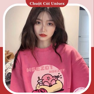 Áo Thun Tay Lỡ Form Rộng Unisex Nam Nữ In Homent - Chuột Còi Unisex