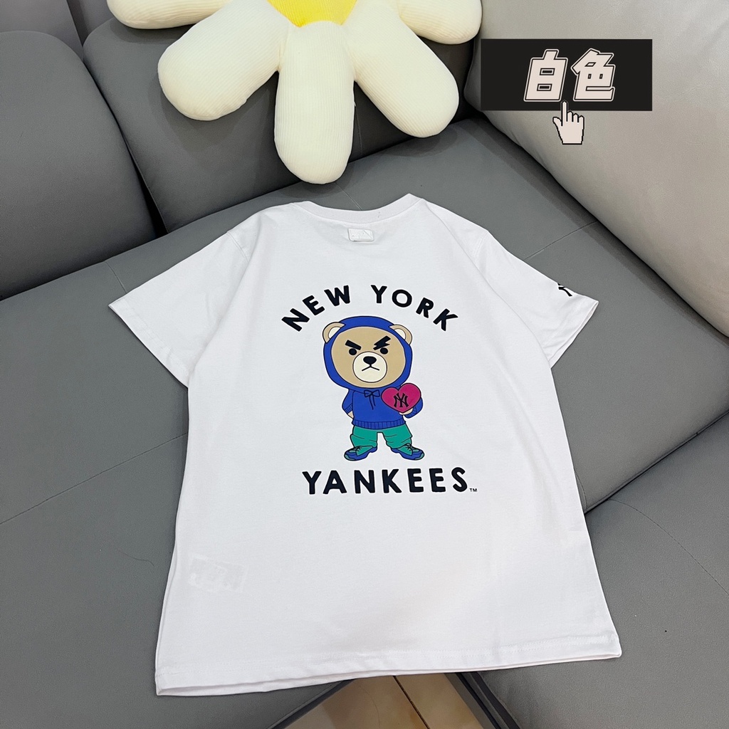 ❤❤❤ Áo Thun Ngắn Tay In Chữ MLB Thời Trang Cho Nam Nữ