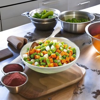 (CHỈ BÁN TẠI HN) RAU HỖN HỢP 500g - MÓN ĂN TIỆN LỢI