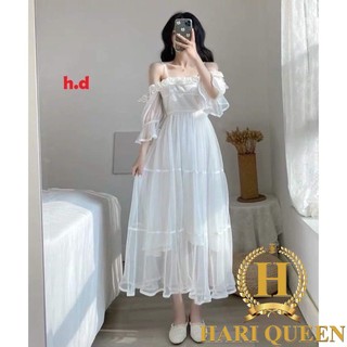 Váy voan 2 dây 2 lớp HDA0321