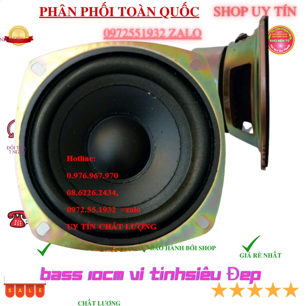 Loa sub vi tính 10 cao cấp chất miễn bàn - giá 1loa