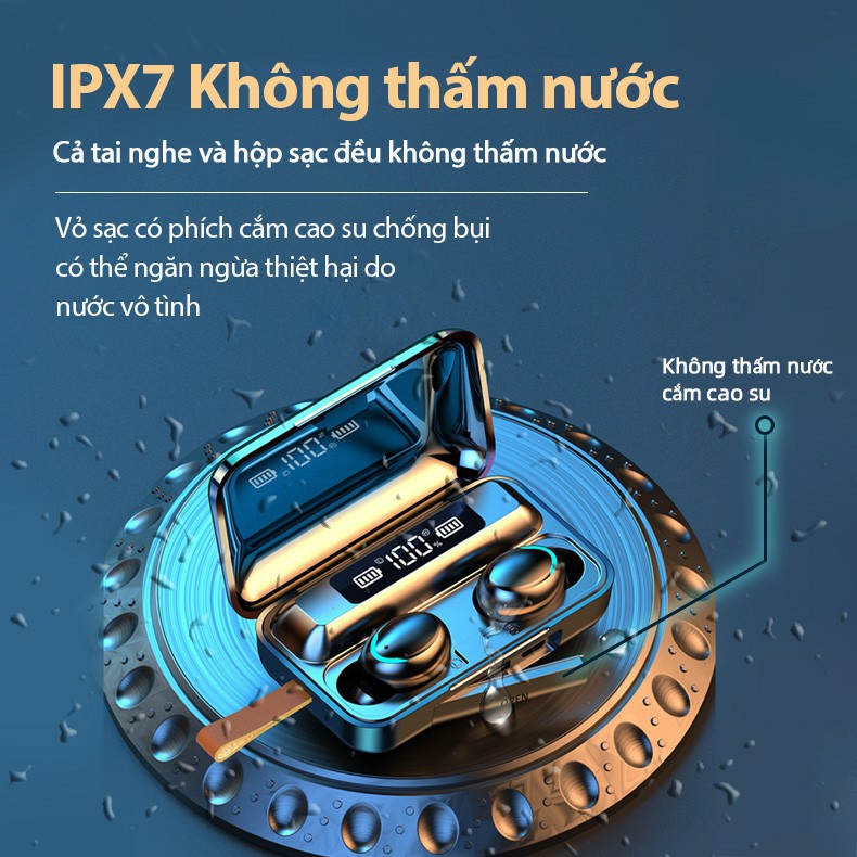 Tai Nghe Bluetooth Pin Trâu 3500 maH Micro HD, Chống Nước, Micro 2 Bên, Hỗ Trợ Mọi Dòng Máy Tai Nghe Bluetooth | BigBuy360 - bigbuy360.vn