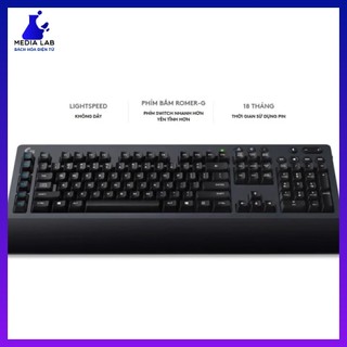 Bàn phím Logitech G613 Wireless, media lab.
