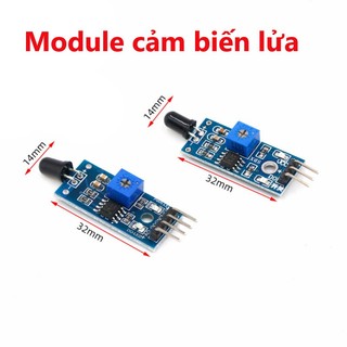 Module cảm biến lửa, Mạch cảm biến phát hiện ngọn lửa Flame sensor - Module arduino