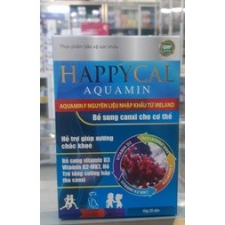 Happycal aquamin- viên uống hỗ trợ bổ sung canxi, vitamin D