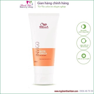 Dầu xả tăng cường dưỡng chất Wella Invigo Nutri Enrich Deep Nourishing Conditioner 200ml | New 2024