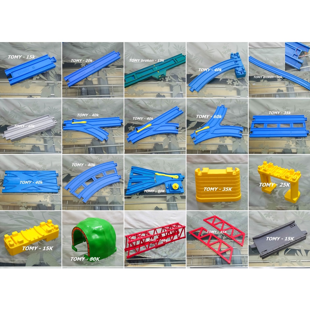 36 Phụ kiện đường ray xe lửa TOMY chính hãng made in Thailand