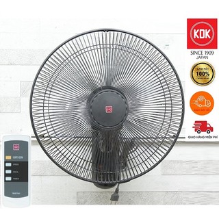 [GIAO NHANH] Quạt Treo Tường KDK M40M (Đen) Có Remote - Hàng Chính Hãng (Miễn Phí Giao Hàng Trong TP HCM )
