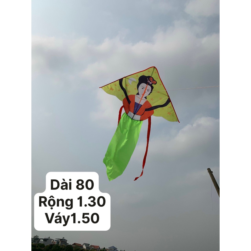 Diều hằng nga lớn 2.3m tuyệt đẹp tặng tay cầm và 50m dây