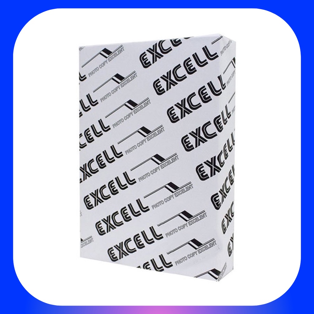 Giấy in, Giấy Photo văn phòng Excel A4 80 Gsm (500 Tờ) - 29.7 x 21 x 3 cm - Indonesia