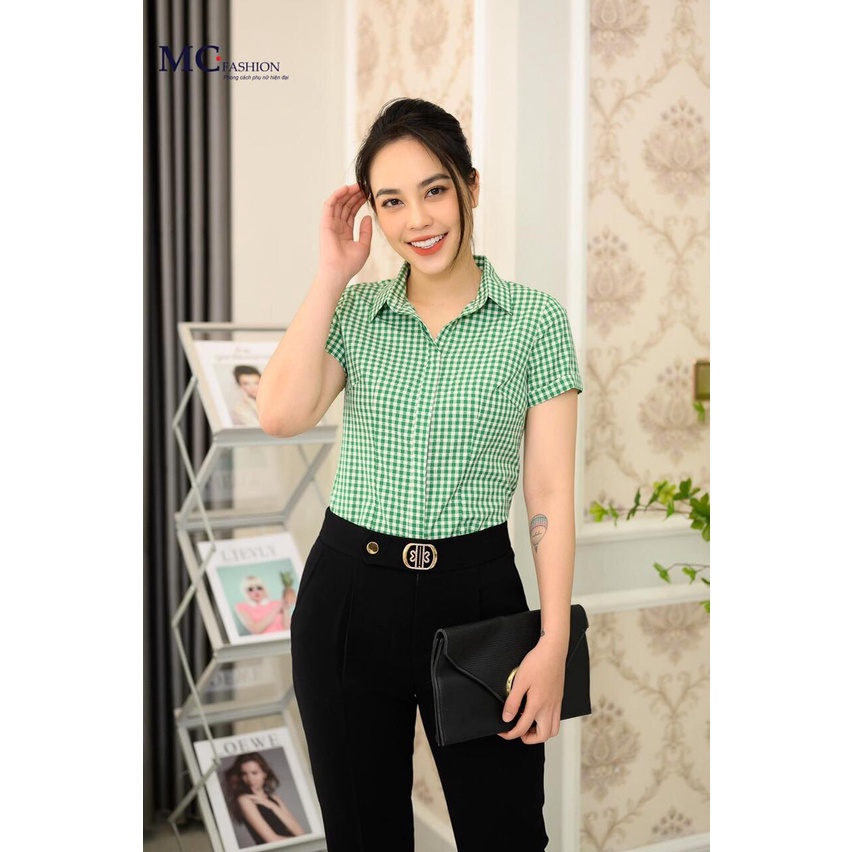 Vải Thô Kẻ Caro Thêu - Mềm Mát - Co Giãn Nhẹ - Khổ 1.5m - May Sơ Mi, Set Bộ, Váy Đầm - Vải Hưng Anh