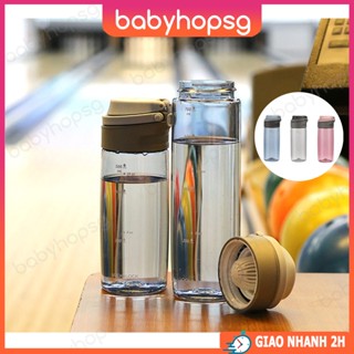Bình nước Lock &Lock One Touch Sport Nhựa Tritan ABF762 - 550ml ABF763 - 750ml - BABYHOPSG