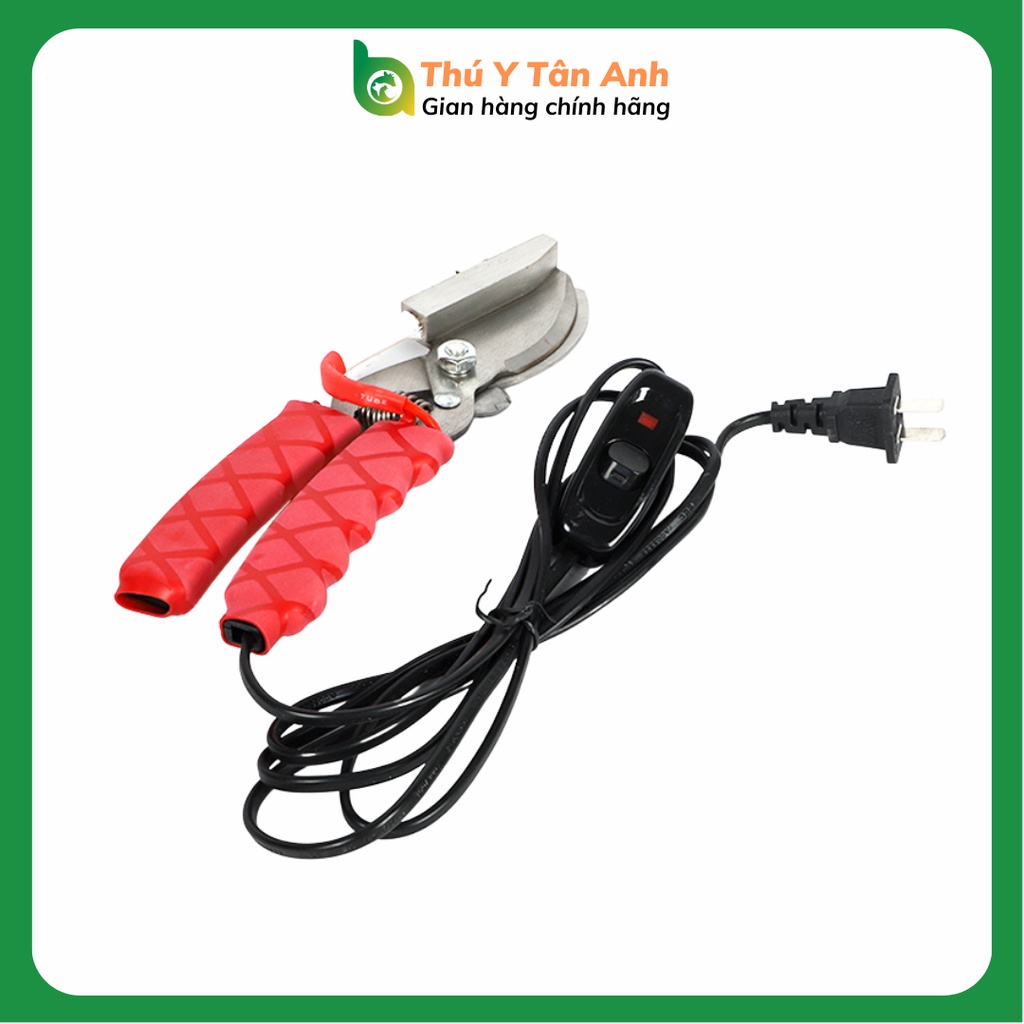 Kìm điện cắt đuôi heo con, kìm cắt đuôi lợn, bấm đuôi thú cưng loại có công tắc cao cấp nhập khẩu