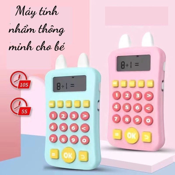 Máy Tính Cầm Tay Thông minh Luyện Tính Nhẩm Cho Bé ( Màu Ngẫu Nhiên)