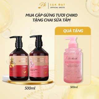 Dầu gội dầu xả  dược liệu thiên nhiên CHIKO sạch da đầu phục hồi hư tổn ngăn ngừa gãy rụng tóc 50ml 500ml