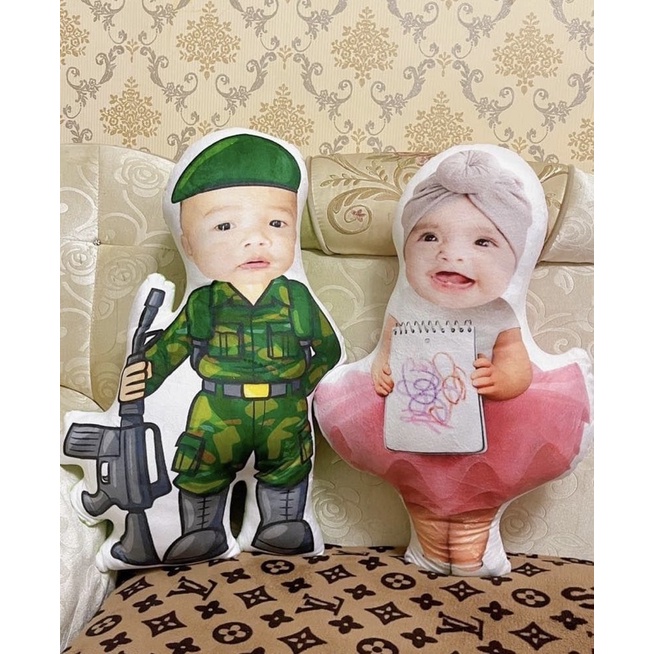 Gối ghép mặt quà tặng dễ thương