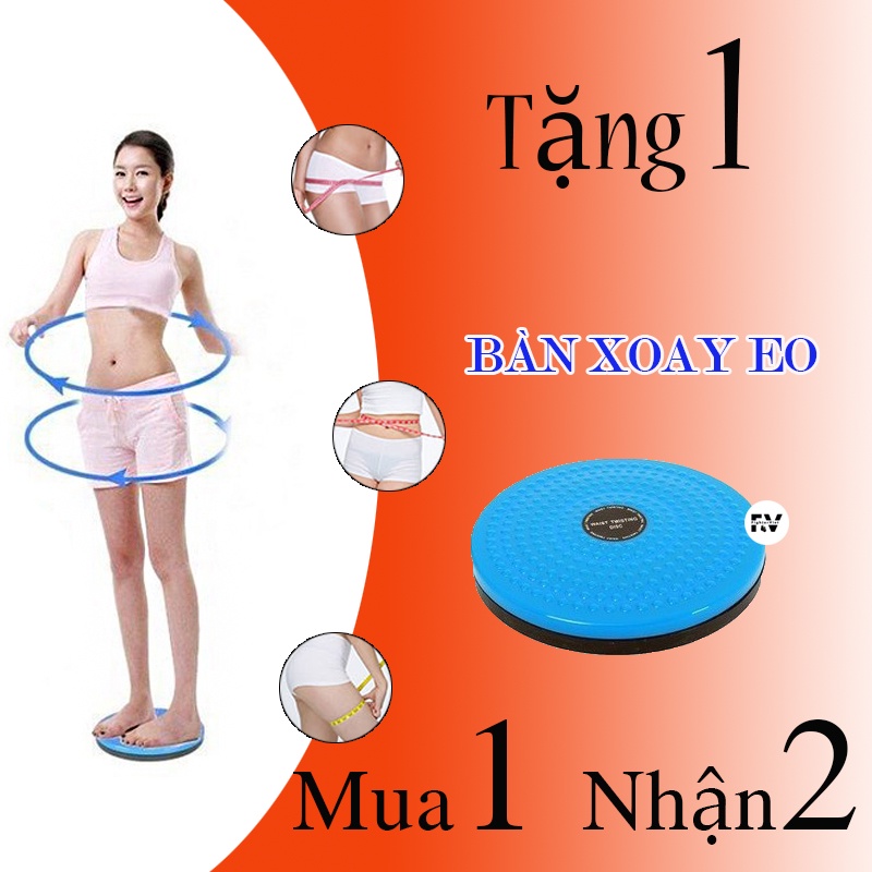 (Mua 1 Tặng 1) Đĩa Xoay Eo - Dụng Cụ Tập Bụng Tại Chỗ Giúp Giảm Mỡ