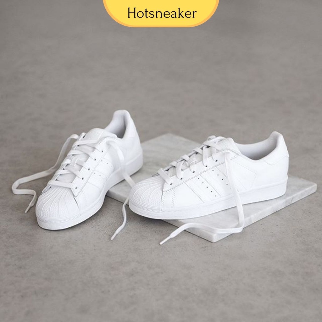 Giày Sneaker Nam Nữ Superstar Trắng (tặng vớ +Fullbox+freeship)