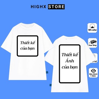 Áo thun tay lỡ form rộng nam nữ in theo yêu cầu, thiết kế áo theo yêu cầu nhiều màu nhận in 2 mặt