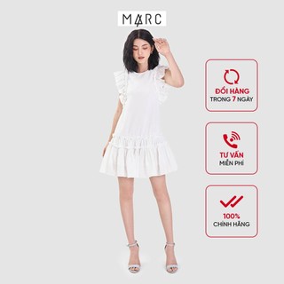 Đầm nữ MARC FASHION sát nách viền bèo hạ eo TRTH031521