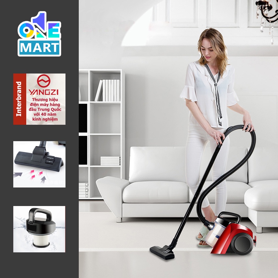 Máy hút bụi Yairz XY-1008 lực hút khỏe công suất 1000W diện tích hút lên đến 150m2 bảo hành 12 tháng