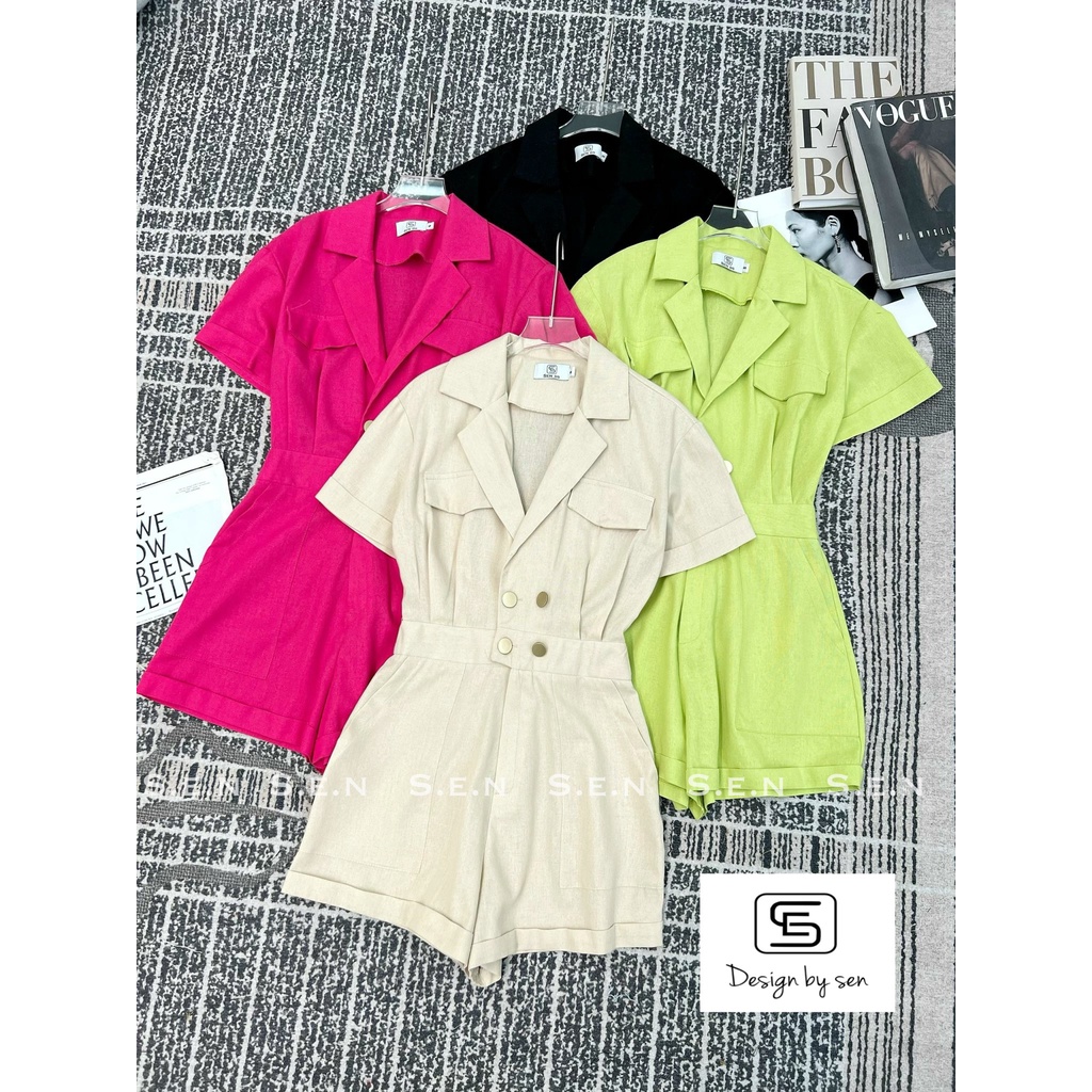 Jump cổ vest cúc eo - 𝗗𝗲𝘀𝗶𝗴𝗻 𝗯𝘆 𝗦𝗲𝗻 ❣️ | BigBuy360 - bigbuy360.vn