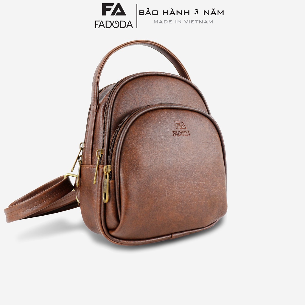 Balo da nữ mini hàn quốc FA DO DA FBA8 sử dụng mang đi chơi, du lịch tiện lợi
