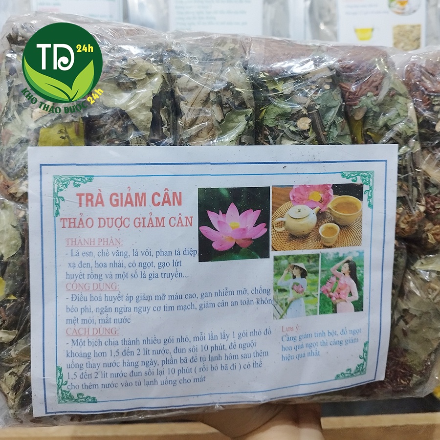 Trà giảm cân lá nam, 100% từ thiên nhiên, liệu trình gồm 12 gói, uống trong 20 ngày, có thể giảm tức tốc từ 2 đến 5 kg
