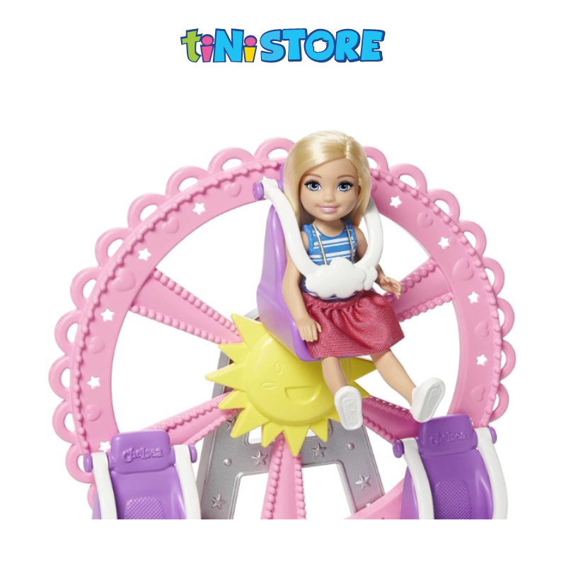 tiNiStore-Bộ đồ chơi búp bê barbie đi khu vui chơi tiNiToy GHV829565