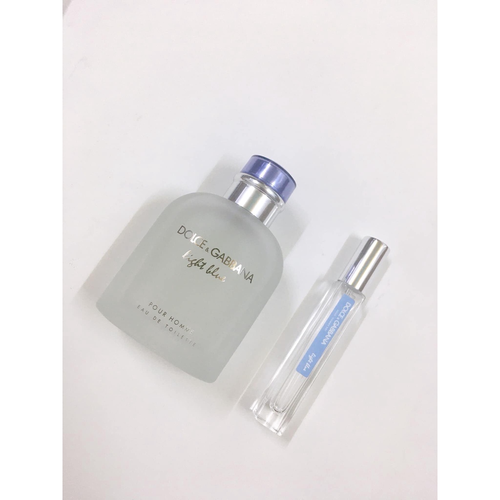 mẫu thử 10ml DG light blue nam
