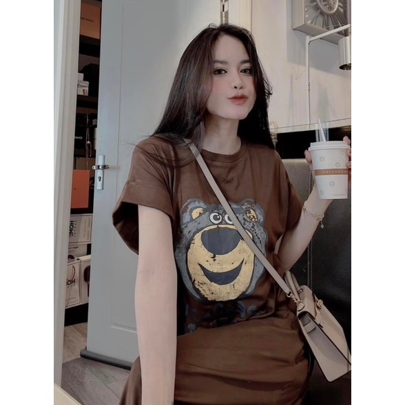 Váy suông in gấu