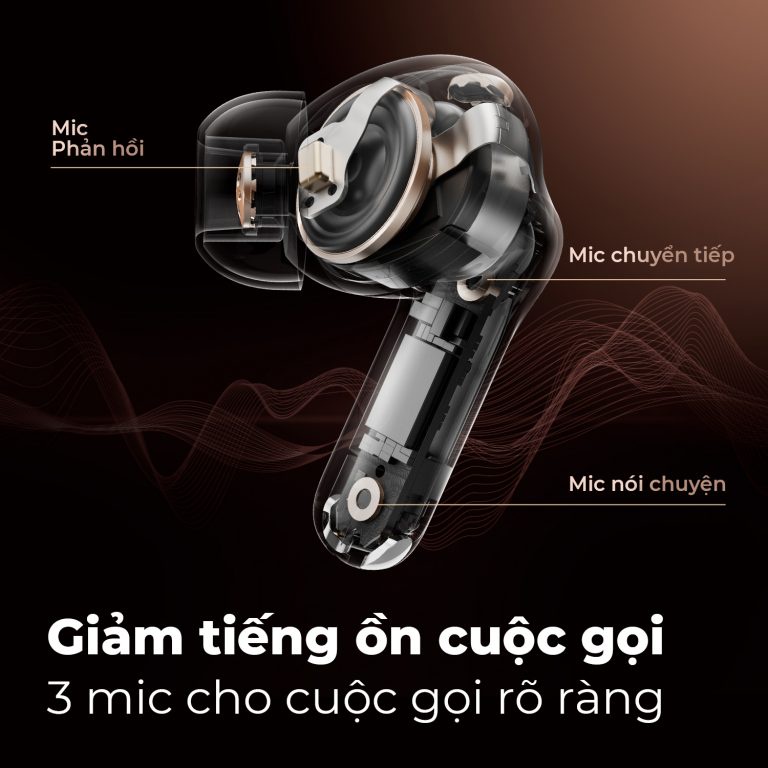 Tai nghe Bluetooth SoundPEATS Capsule 3 Pro - Hires Audio & Codec LDAC - Hàng Chính Hãng - Bảo Hành 12 Tháng