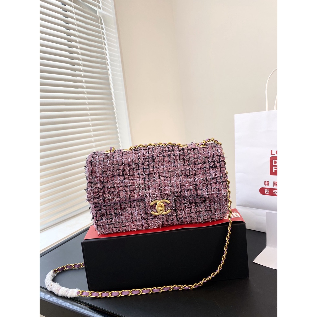 Túi xách nữ thời trang 2023/Họa tiết da rắn/Vải len/Dây kéo hai lớp