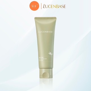  Sữa rửa mặt BHA tràm trà Lucenbase 120g làm sạch sâu sạch bã nhờn và mịn da 