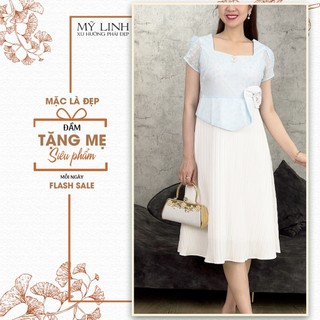 Đầm trung niên bigsize thiết kế trang nhã thanh lịch đi làm đi chơi đi tiệc cho mẹ u50