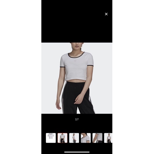 Áo thun dáng lửng adidas chính hãng