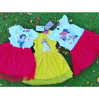 Đầm voan công chúa Disney cho bé 07-15 kg