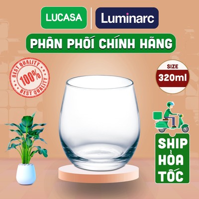 Ly Thủy Tinh Luminarc Maine 320ml - Loại Thấp L2619 | Phân Phối Chính Hãng