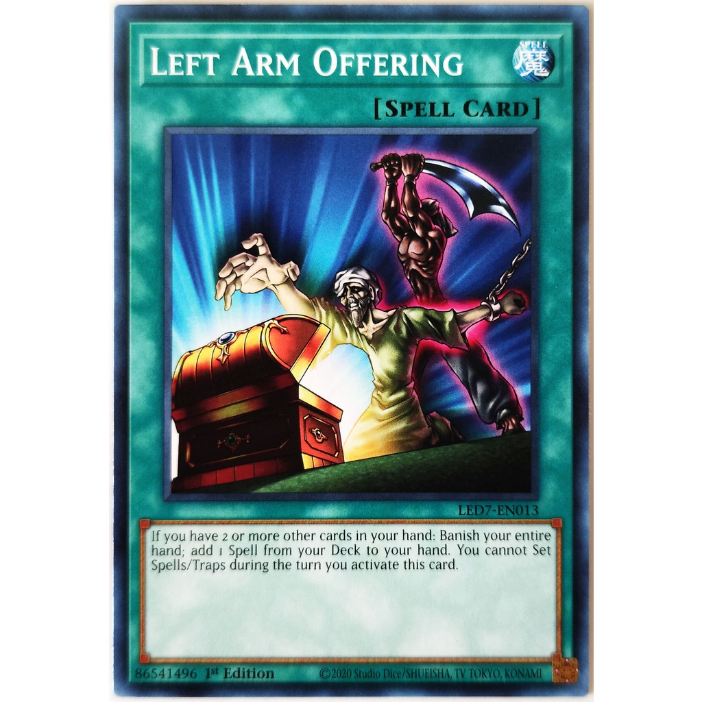 [Thẻ Yugioh] Left Arm Offering |EN| Common