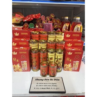 Đèn cầy sáp bơ cao cấp Malaysia có 4 size