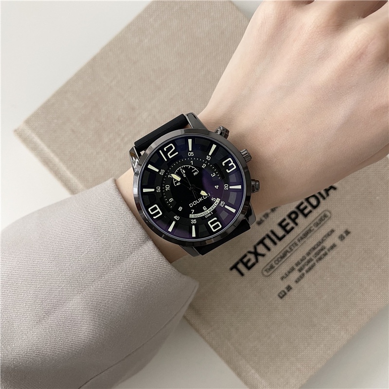 Đồng Hồ Nam DouKou, Phong Cách Cá Tính Basic Jewelry DH36, Kính Cường Lực