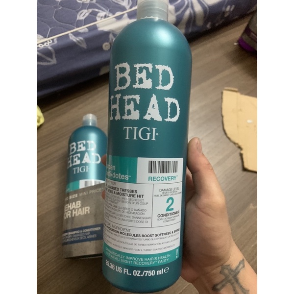 TiGi Xanh Dương- Dầu gội, dầu xả chai 750ml