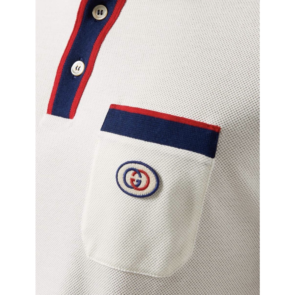 ÁO POLO GUCCI INTERLOOKING , ÁO THUN POLO GC THÊU LOGO NAM NỮ UNISEX The.Coca