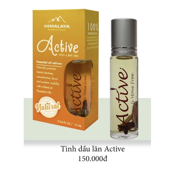 TINH DẦU LĂN - ACTIVE ( FOCUS & MOVE FREE)
